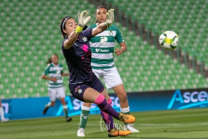 Wendy Toledo, Melissa Sosa | Santos vs León J6 C2019 Liga MX Femenil