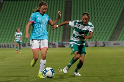 Ricla Rajunov, Nancy Quiñones | Santos vs Monterrey jornada 6 apertura 2019 Liga MX femenil