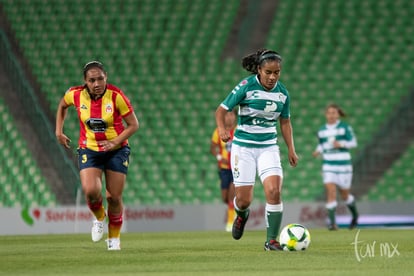 Michell Guerrero, Yahaira Flores | Santos vs Morelia J2 C2019 Liga MX Femenil