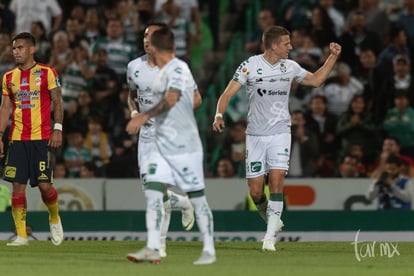 Festejo del gol de Julio Furch | Santos vs Morelia J2 C2019