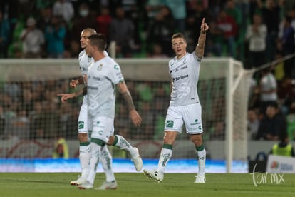 Festejo del gol de Julio Furch | Santos vs Morelia J2 C2019