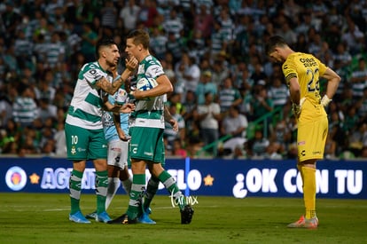 Diego Valdés, Julio Furch | Santos vs Pachuca jornada 9 apertura 2019 Liga MX