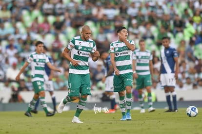 Gerardo Arteaga, Matheus Doria | Santos vs Puebla jornada 4 apertura 2019 Liga MX