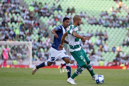 Matheus Doria, Christian Marrugo | Santos vs Puebla jornada 4 apertura 2019 Liga MX