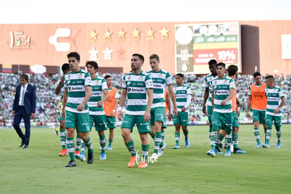 término del primer tiempo | Santos vs Puebla jornada 4 apertura 2019 Liga MX