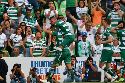 Festejo de gol de Correa | Santos vs Querétaro C2019 Liga MX