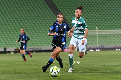 Daniela Vázquez, Brenda Guevara | Santos vs Querétaro J14 C2019 Liga MX Femenil