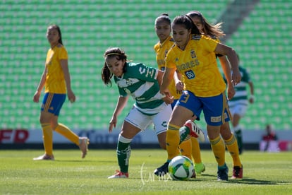 Cinthya Peraza 10, Jazmín Enrigue 3 | Santos vs Tigres J4 C2019 Liga MX Femenil