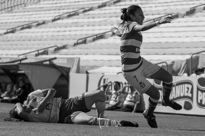 Brenda Guevara, Jazmín Enrigue | Santos vs Tigres J4 C2019 Liga MX Femenil