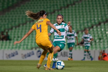 Ashly Martínez, Greta Espinoza | Santos vs Tigres jornada 3 apertura 2019 Liga MX femenil