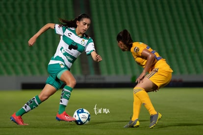 Karla Martínez, Selene Cortés | Santos vs Tigres jornada 3 apertura 2019 Liga MX femenil