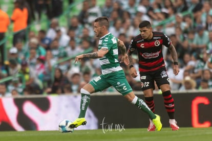 Brian Lozano, Gustavo Bou | Santos vs Tijuana J6 C2019 Liga MX