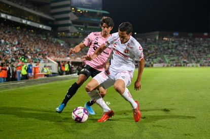 Mauro Lainez, Carlos Orrantia | Santos vs Tijuana jornada 14 apertura 2019 Liga MX