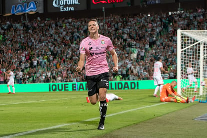 festejo de gol, Julio Furch | Santos vs Tijuana jornada 14 apertura 2019 Liga MX