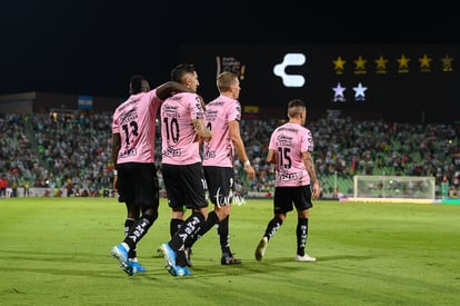 Julio Furch, Brian Lozano, Diego Valdés, Eryc Castillo | Santos vs Tijuana jornada 14 apertura 2019 Liga MX