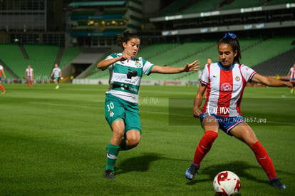 Esmeralda Zamarron, Damaris Godínez | Santos vs Chivas J6 C2020 Liga MX femenil