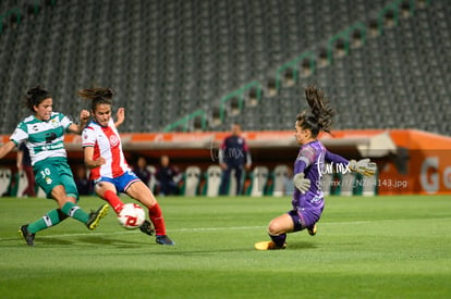 Esmeralda Zamarron, Blanca Félix, Damaris Godínez | Santos vs Chivas J6 C2020 Liga MX femenil