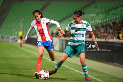 Estela Gómez, Miriam García | Santos vs Chivas J6 C2020 Liga MX femenil