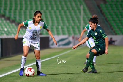 Montserrat Martinez, Esmeralda Zamarron | Santos vs Leon J8 C2020 Liga MX femenil