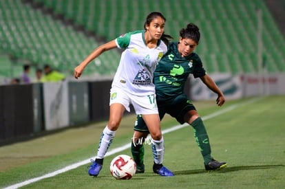 Montserrat Martinez, Esmeralda Zamarron | Santos vs Leon J8 C2020 Liga MX femenil