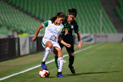 Montserrat Martinez, Esmeralda Zamarron | Santos vs Leon J8 C2020 Liga MX femenil