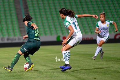 Montserrat Martinez, Esmeralda Zamarron | Santos vs Leon J8 C2020 Liga MX femenil