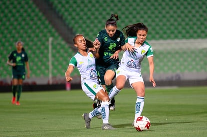 Itzia Tenahua, Katia Estrada, Yazmin Álvarez | Santos vs Leon J8 C2020 Liga MX femenil