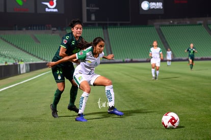 Montserrat Martinez, Esmeralda Zamarron | Santos vs Leon J8 C2020 Liga MX femenil