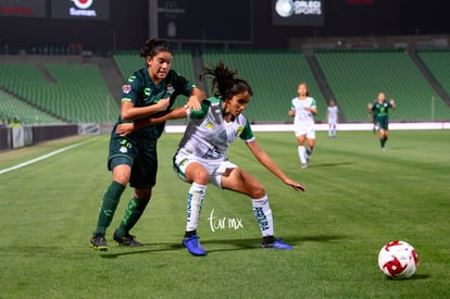 Montserrat Martinez, Esmeralda Zamarron | Santos vs Leon J8 C2020 Liga MX femenil