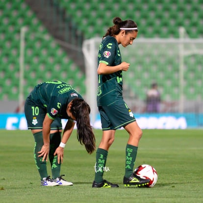 Cinthya Peraza, Nancy Quiñones | Santos vs Leon J8 C2020 Liga MX femenil