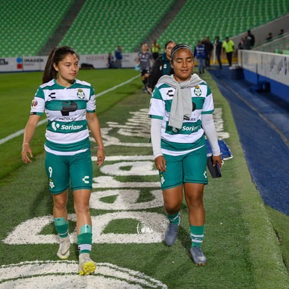 Yahaira Flores, Joseline Hernández | Santos vs Necaxa jornada 2 clausura 2019 Liga MX femenil