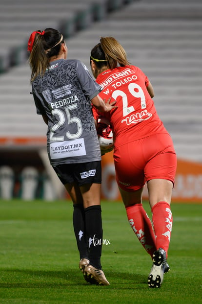 Brenda Pedroza, Wendy Toledo | Santos vs Necaxa jornada 2 clausura 2019 Liga MX femenil