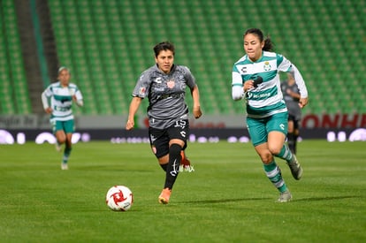 Dulce Alvarado, Katia Estrada | Santos vs Necaxa jornada 2 clausura 2019 Liga MX femenil