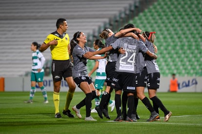 segundo gol de Necaxa, Dayán Fuentes | Santos vs Necaxa jornada 2 clausura 2019 Liga MX femenil