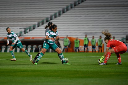 Wendy Toledo, Arlett Tovar | Santos vs Necaxa jornada 2 clausura 2019 Liga MX femenil