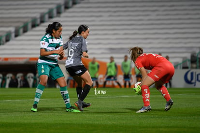 Saira López, Wendy Toledo, Arlett Tovar | Santos vs Necaxa jornada 2 clausura 2019 Liga MX femenil