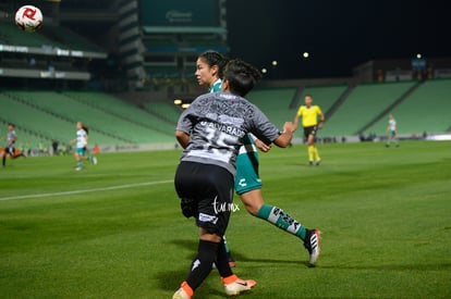 Dulce Alvarado, Katia Estrada | Santos vs Necaxa jornada 2 clausura 2019 Liga MX femenil