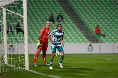 Nancy Quiñones, Wendy Toledo | Santos vs Necaxa jornada 2 clausura 2019 Liga MX femenil