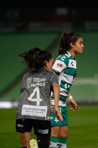 Lucia Muñoz, Alexxandra Ramírez | Santos vs Necaxa jornada 2 clausura 2019 Liga MX femenil