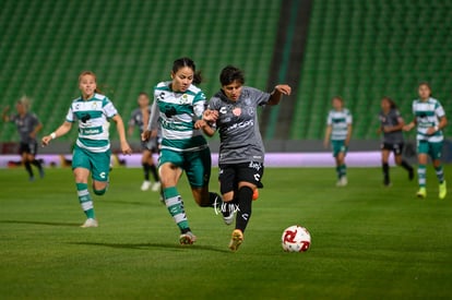 Dulce Alvarado, Katia Estrada | Santos vs Necaxa jornada 2 clausura 2019 Liga MX femenil