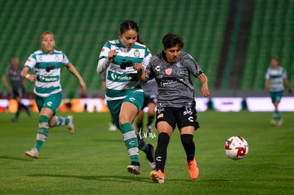 Dulce Alvarado, Katia Estrada | Santos vs Necaxa jornada 2 clausura 2019 Liga MX femenil