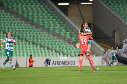 festejo de gol | Santos vs Necaxa jornada 2 clausura 2019 Liga MX femenil