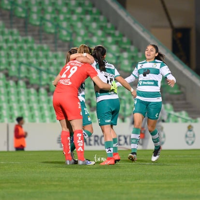 festejo de gol | Santos vs Necaxa jornada 2 clausura 2019 Liga MX femenil