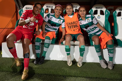 Diana Sánchez, Karyme Martínez, Aidé Pérez, Joseline Hernánd | Santos vs Pumas J4 C2020 Liga MX