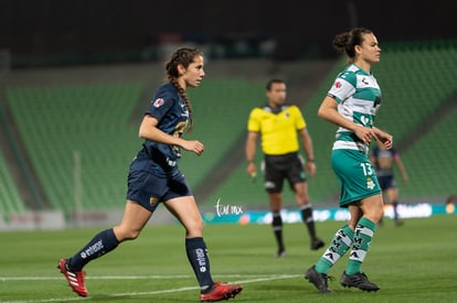 Deneva Cagigas, Isela Ojeda | Santos vs Pumas J4 C2020 Liga MX