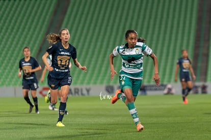 Diana Gómez, Olga Trasviña | Santos vs Pumas J4 C2020 Liga MX