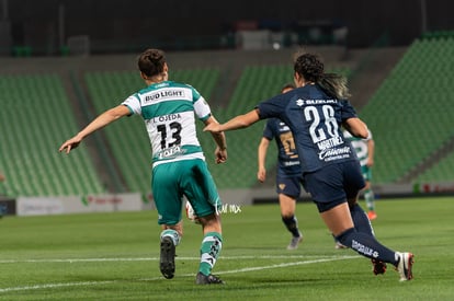 Alexandra Martínez, Deneva Cagigas, Isela Ojeda | Santos vs Pumas J4 C2020 Liga MX