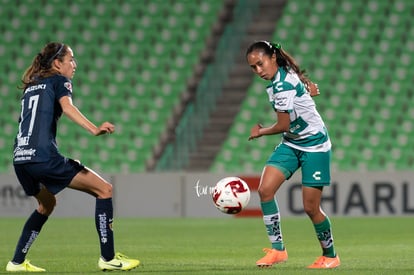 Diana Gómez, Olga Trasviña | Santos vs Pumas J4 C2020 Liga MX