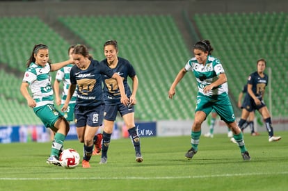 Laura Herrera, Cinthya Peraza, Esmeralda Zamarron | Santos vs Pumas J4 C2020 Liga MX