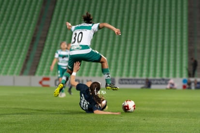 Anisa Guajardo, Esmeralda Zamarron | Santos vs Pumas J4 C2020 Liga MX